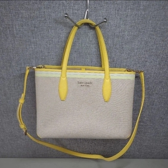 Kate Spade Cream and Yellow Shoulder Bag - Picture 1 of 4